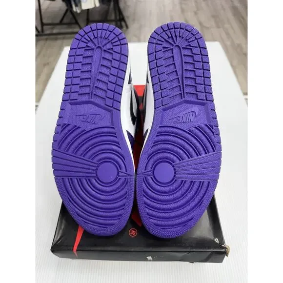 Size 10 - Air Jordan 1 Retro High OG Court Purple 2.0 55088-500 2020 - Picture 6 of 9